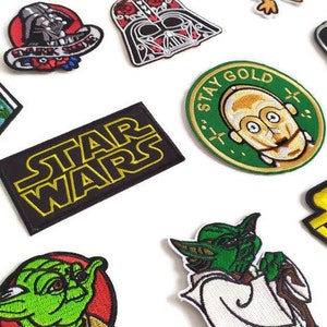 Star Wars: Embroidered Iron Cartoon Patch / Applique Crest Iron Ironing ...