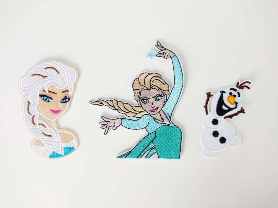 Grand Ecusson thermocollant Patch brodé Disney La Reine des neiges Elsa  Olaf - Disney | Beebs