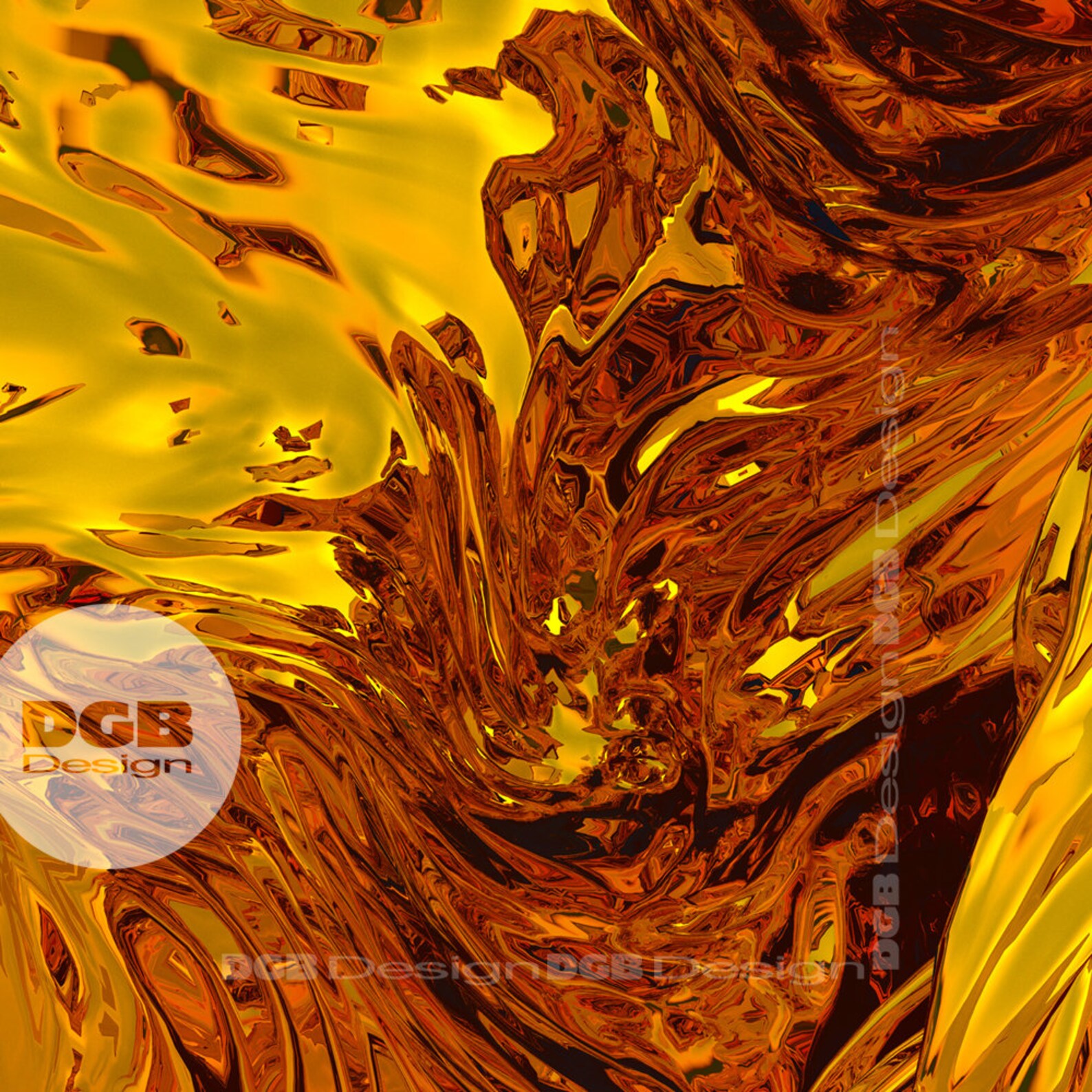 GOLD Art Print,liquid Gold Metal Art,gold Print, Metallic Wall Art