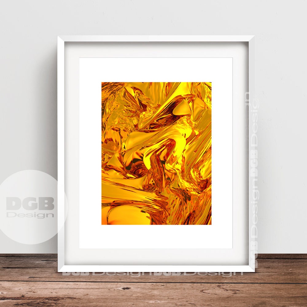 Gold Printable Art Gold Metal Art Gold Print Liquid - Etsy