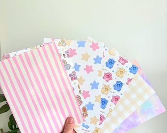 Papier pastel pour scrapbooking et journal intime | Fournitures pour junk journal et scrapbooking