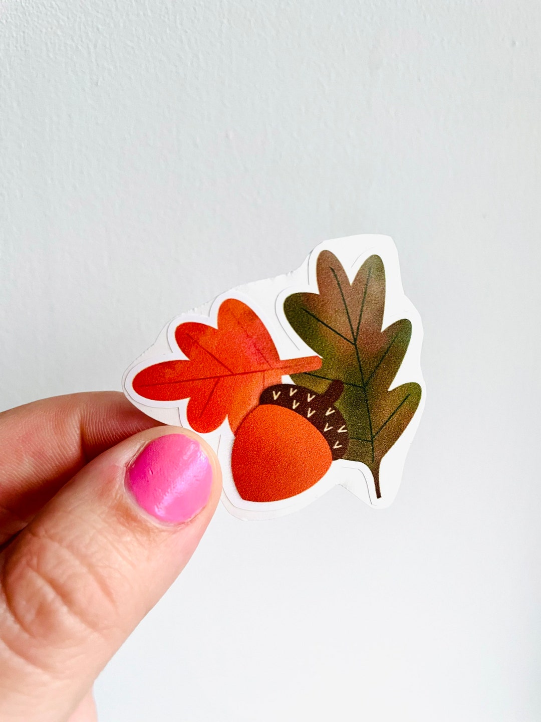 Autumn Leaves Vinyl Sticker winter fall Sticker Leaves Cottage - Etsy