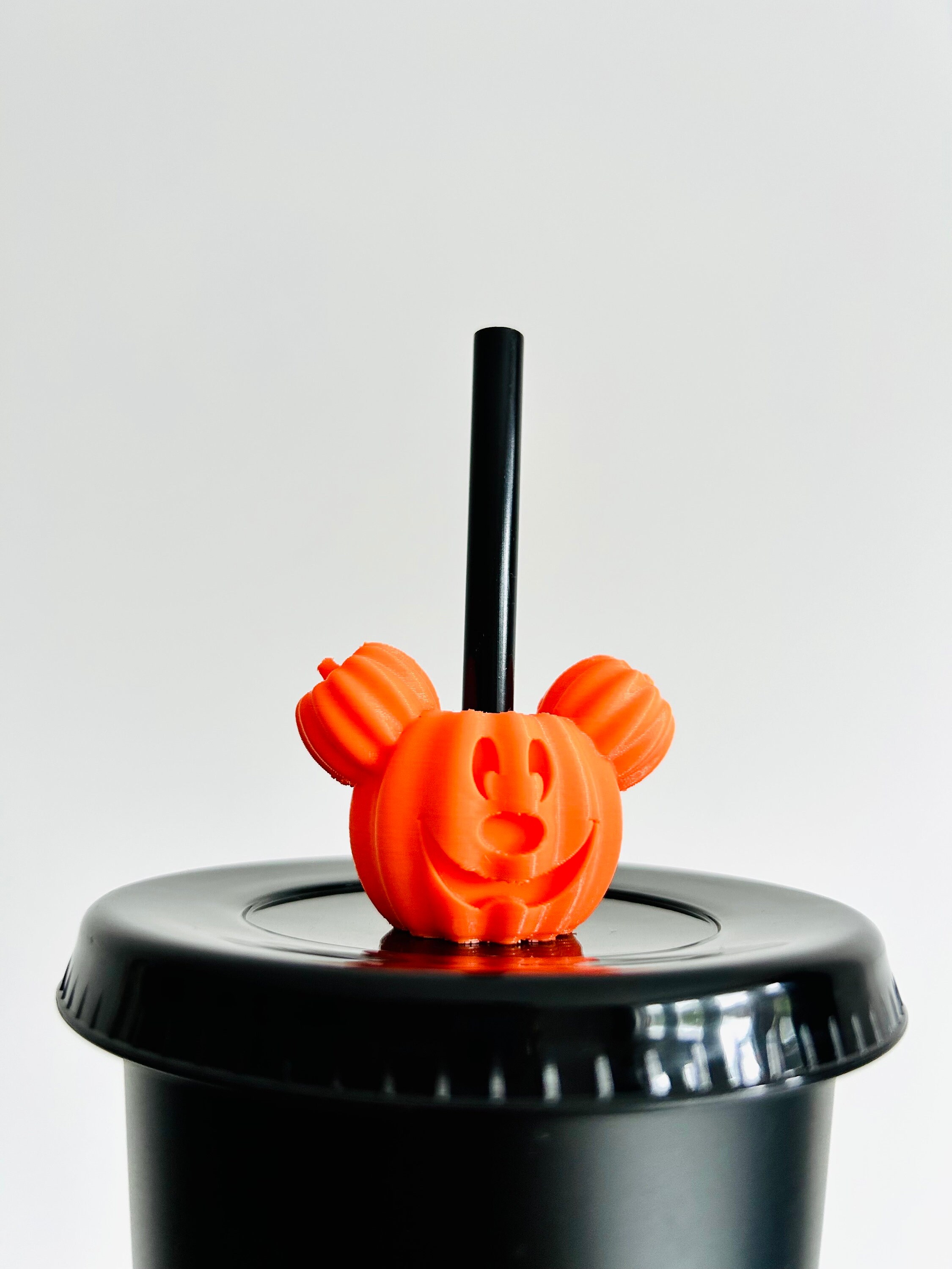 3D Mickey Mouse Pumpkin Straw Topper – Magical Day Creations