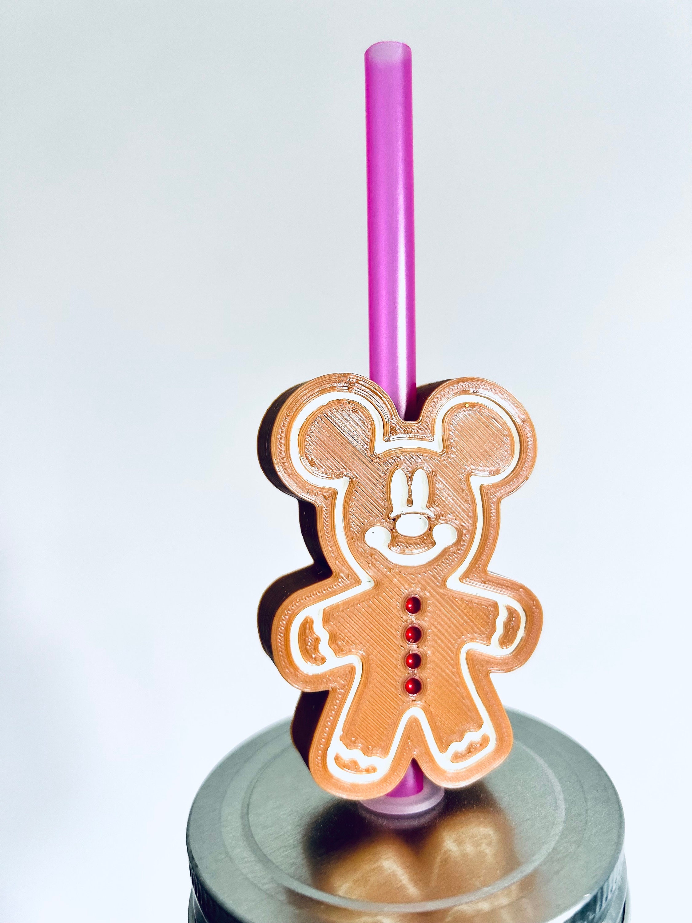 3D Mickey Ice Cream Bar Straw Topper – Magical Day Creations