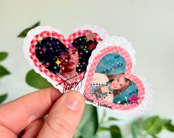 Y2K heart stickers | Hannah Montana | HSM | Troy | Holo Vinyl