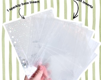 Refill set of 7 for reusable sticker book | Junk Journal & Scrapbook Supplies | sticker book