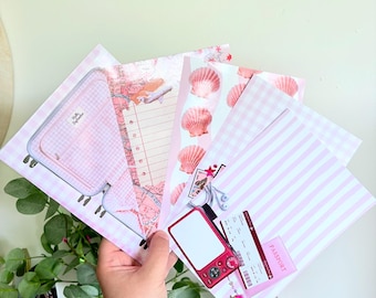 Kit de papier scrapbooking et journal intime sur le thème des fêtes | Fournitures pour junk journal et scrapbooking