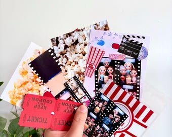 At the movies mini  Scrap Pack | Junk Journal & Scrapbook Supplies