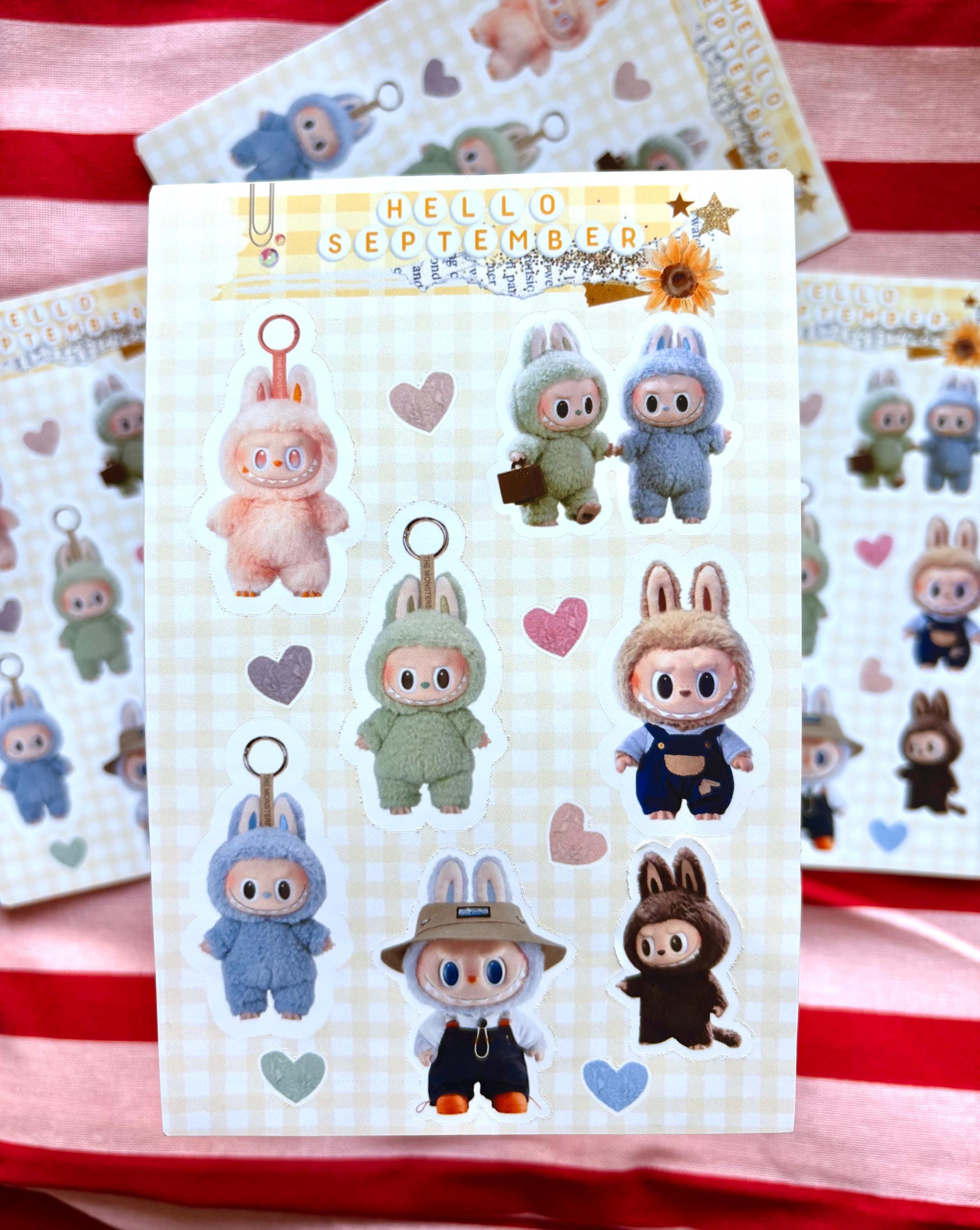 The monsters inspired sticker sheet | journal stickers | scrapbook stickers | sticker