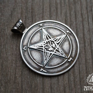 Satanic Sterling Silver Pendant