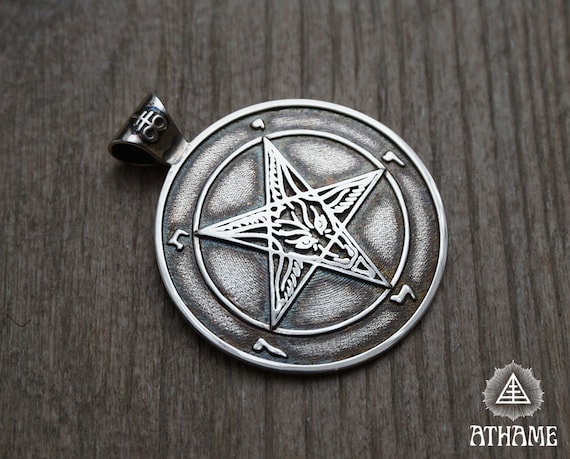 Satanic Sterling Silver Pendant