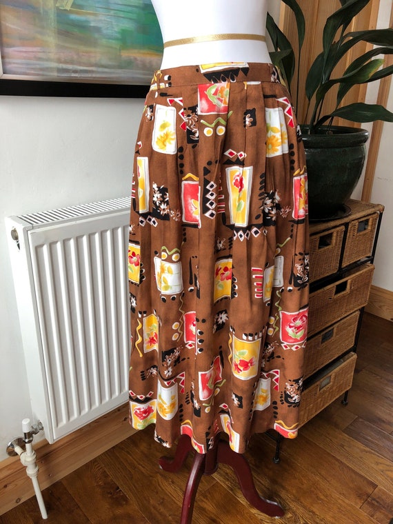 Vintage skirt, 1990s skirt, 1980s skirt, maxi skir