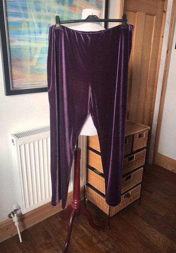 velvet palazzo pants plus size