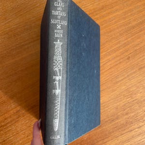 The clans and tartans of Scotland, Robert Bain, vintage book, Scottish book, Scottish tartans, Scottish clan,