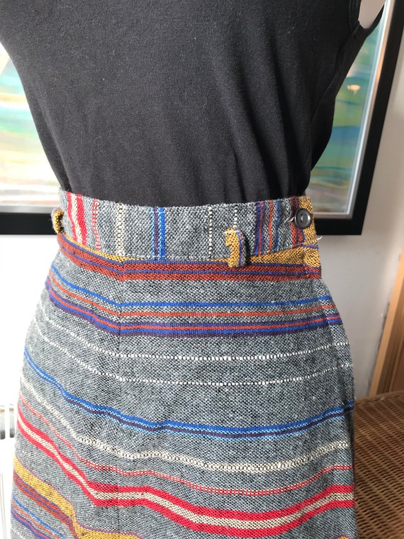 vintage skirt, midi skirt, a-line skirt, ladies s… - image 4