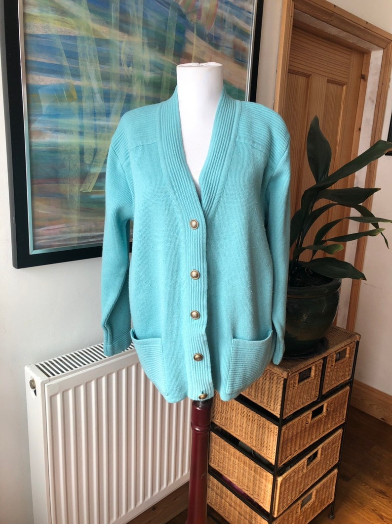 pull and bear blue cardigan