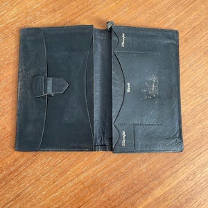 Organizador de cuero vintage, organizador de cartas, organizador de correo para uñas, organizador de correo, billetera de cuero,