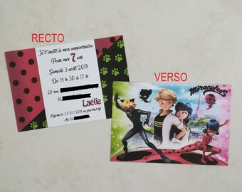 Miraculous Ladybug Birthday Etsy