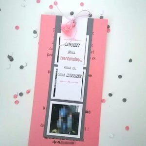 faire-part anniversaire mariage naissance photomaton identité