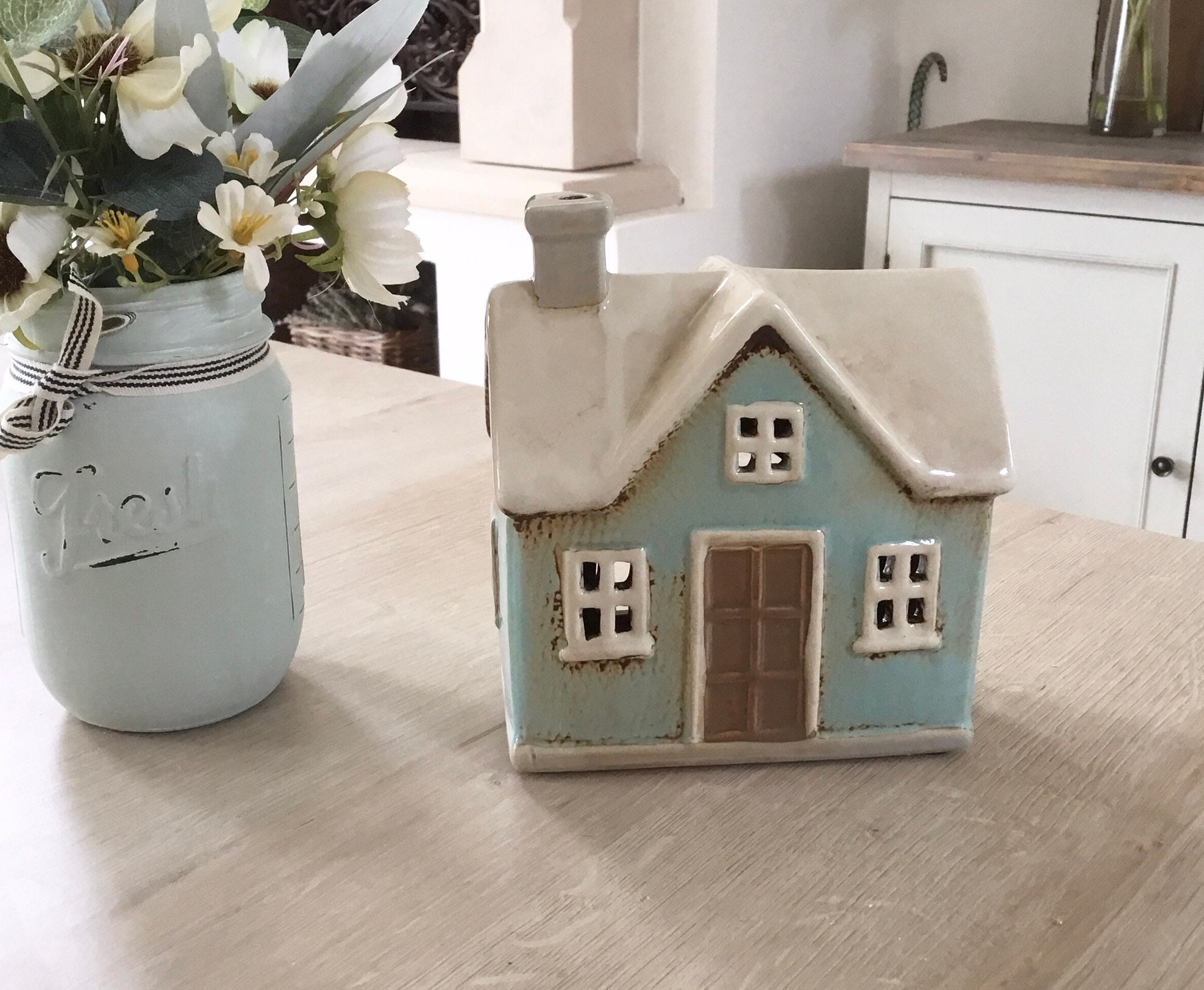 Ceramic House Tealight Holder Unique Gifts Home Decor T Etsy