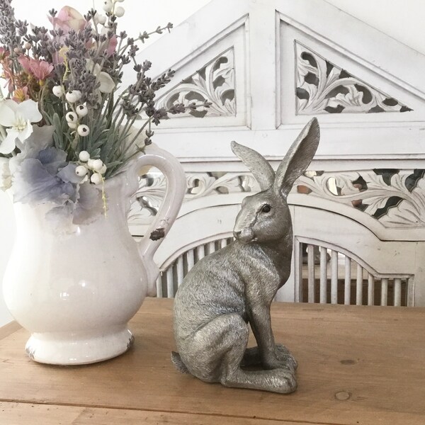Hare Sculpture, English Countryside Ornament,  Unique Gifts, CHOICES