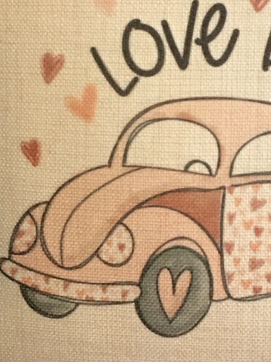 Love Bug Pillow Etsy
