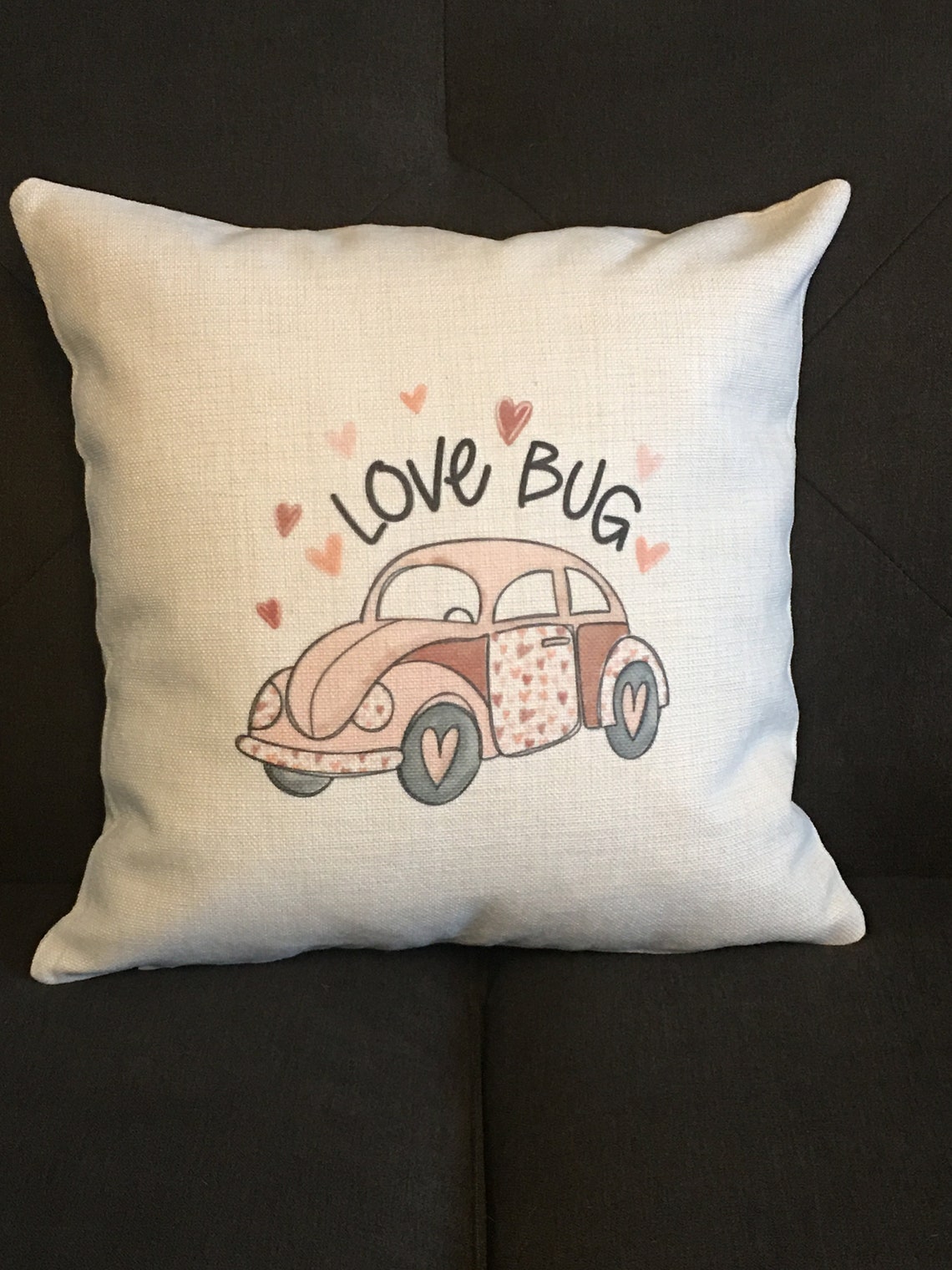 Love Bug Pillow Etsy