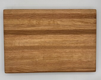 Large Oak Wood Cutting Board