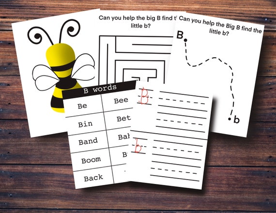 The Letter B Early Learning Bundle