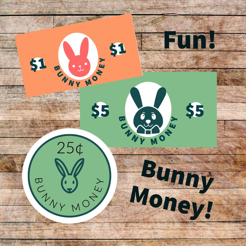 Bunny money printable