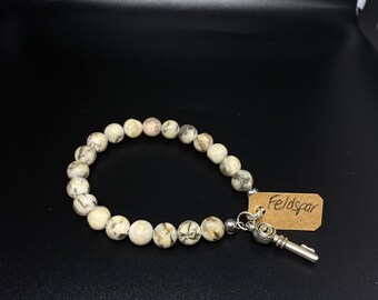 Feldspar Crystal Bracelet Healing Jewelry