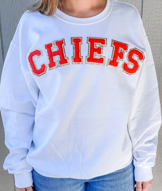 Kansas City Varisty Letter Sweatshirt, KC Chiefs, Chiefs Football 