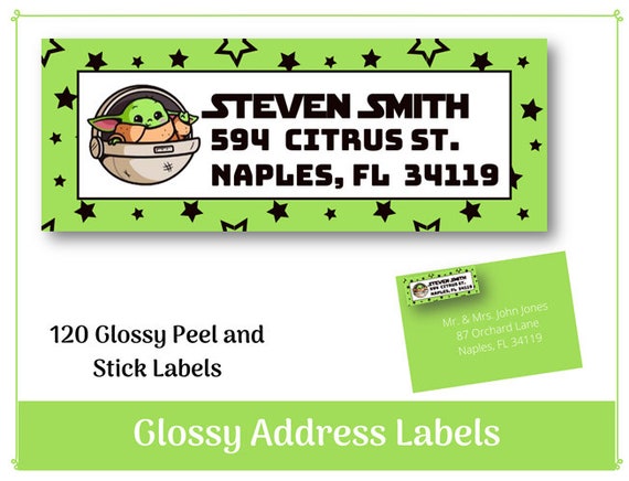 stick on return address labels