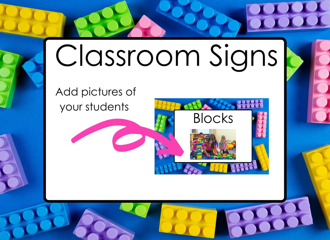 Preschool Classroom Center Signs | 24 Printable & Resizable Signs ...
