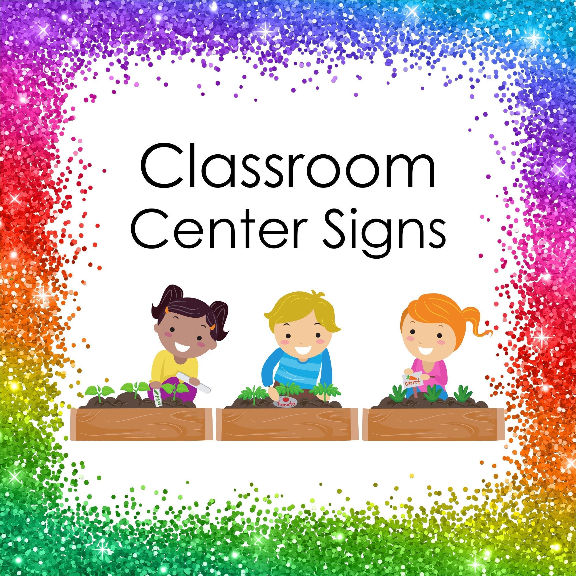 rainbow-glitter-classroom-center-signs-preschool-centers-printable-resizable-signs-blank-template-variety-of-signs-etsy for Free Printable Classroom Center Signs Rainbow Glitter Classroom Center Signs | Preschool Centers | Printable & Resizable Signs | Blank Template | Variety of Signs - Etsy for Free Printable Classroom Center Signs