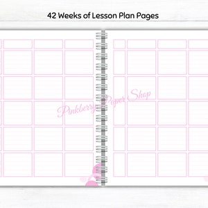 Teacher Lesson Plan Book | Teacher Planner | Printable Teacher Plan ...