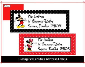 30 Custom Ice Cream Stamp Art Personalized Address Labels 
