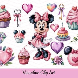 minnie mouse pink dress clipart Minnie Mouse Cute SVG | Cartoon Girl Pink Bow Clipart | Disney Mouse Cut File