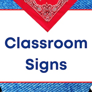 Farm Themed Classroom Center Signs | Preschool Centers | Printable & Resizable Signs | Blank Template | Set of 48 Signs