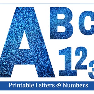 Alphabet Letters A-Z, Numbers 0-9 | Printable Banner, Bulletin Board Sets, Scrapbooking & Sublimation Clip Art Letters