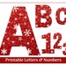 Purple Floral Alphabet Letters A-Z, Numbers 0-9 Bulletin Board, Banner ...