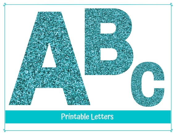 Printable Bulletin Board Letters A-Z a-z 0-9