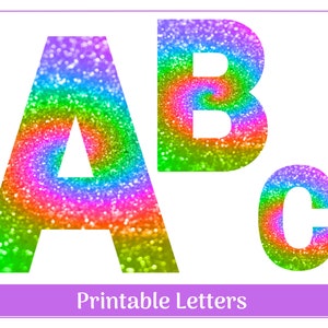 Alphabet Letters A-Z, Numbers 0-9 | Banner, Bulletin Board, Scrapbook, Sublimation Letters & Numbers