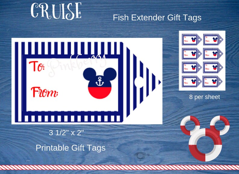 disney cruise tags