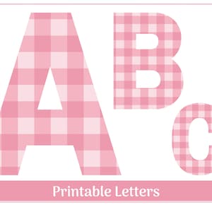 Alphabet Clip Art Letters A-Z and Numbers 0-9 | Printable Banner - Bulletin - Scrapbooking – Sublimation