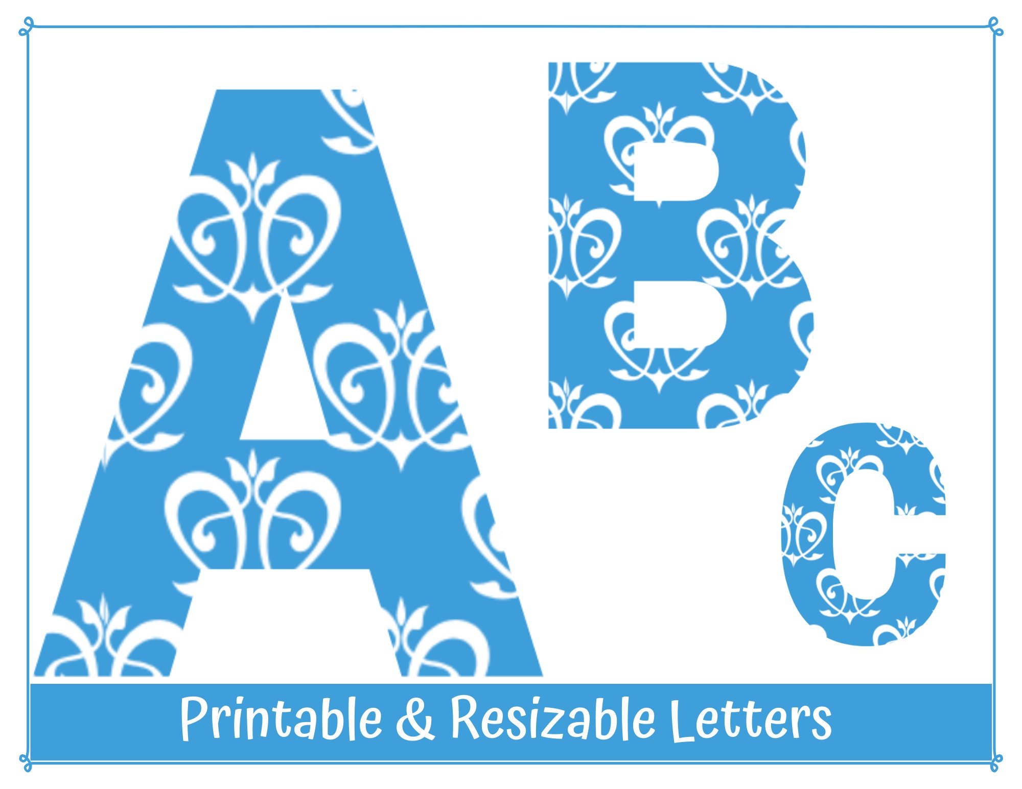 blue cinderella printable alphabet letter clip art digital etsy ireland