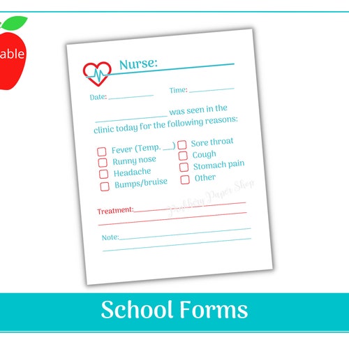 School Nurse Parent Communication Nurse &amp; Parent - Etsy