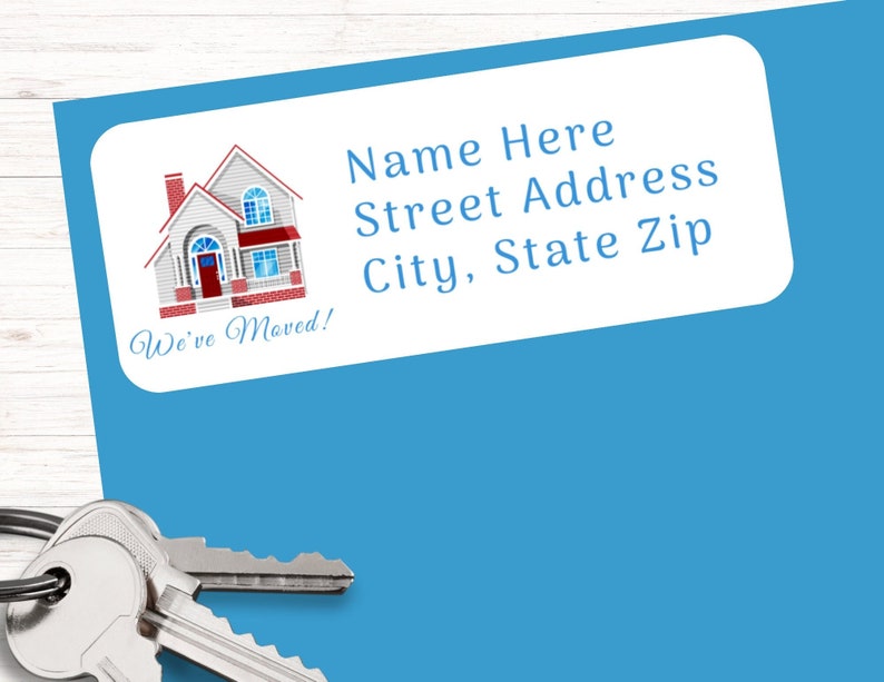 Realtor Address Labels New Home Address Labels: We've Moved, Realtor Labels (DIY Printable) - Etsy