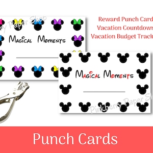 PETCEE 100Pcs Punch Cards for Kids Students Incentive Reward Card