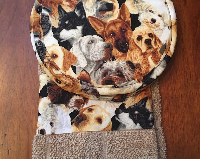 PotHolder Set (Two Potholders And One Towel) - Dogs - Different